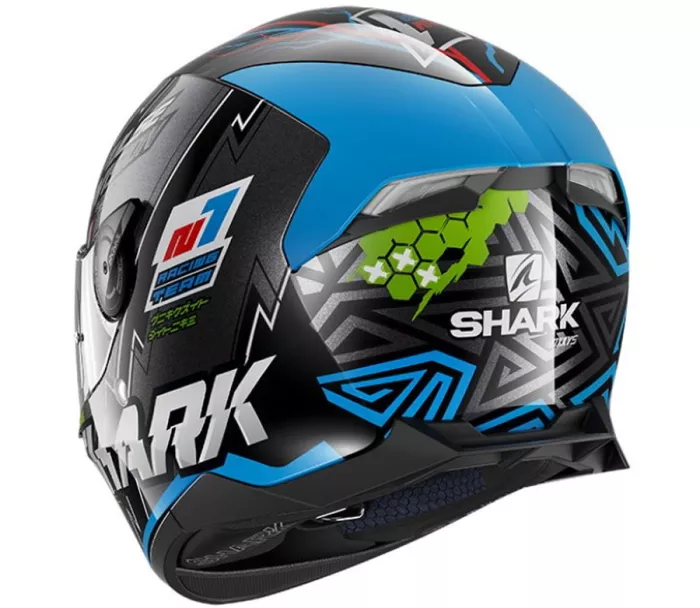 Helma na moto Shark KBG Skwal 2 Noxxys Black Blue Green