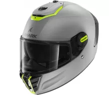 Helma na moto Shark SPARTAN RS BLANK Mat SP Silver Yellow Silver/SYS vel. M
