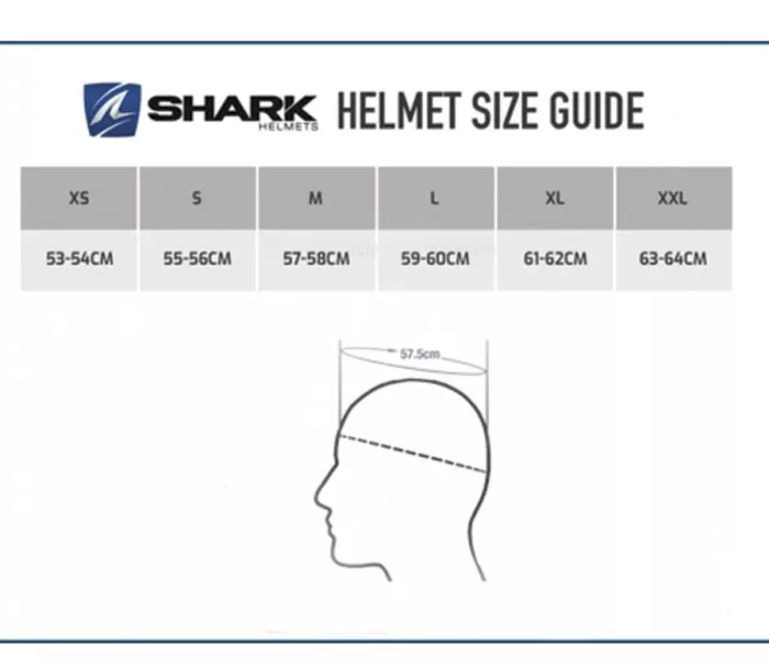 Helma na moto Shark KMA RIDILL BLANK Mat Black