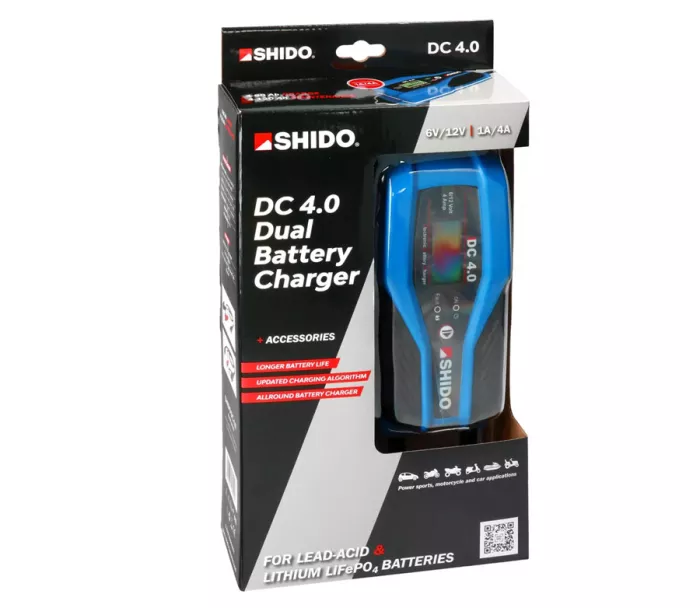 Shido DC4.0 EU Shido dual charger 4A EU