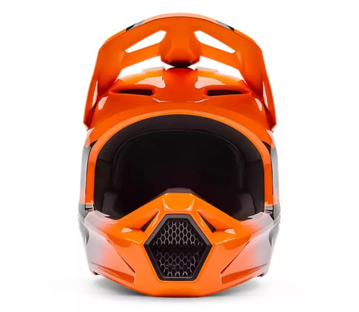Fox 36387-824 Yth V1 Shield Helmet, Fluorescent Orange vel. YS