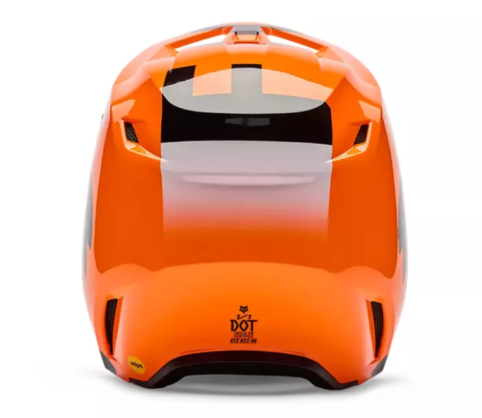 Fox 36387-824 Yth V1 Shield Helmet, Fluorescent Orange vel. YS