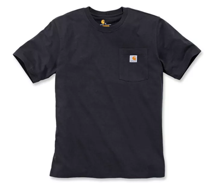 Tričko CARHARTT WORKWEAR POCKET S/S BLACK