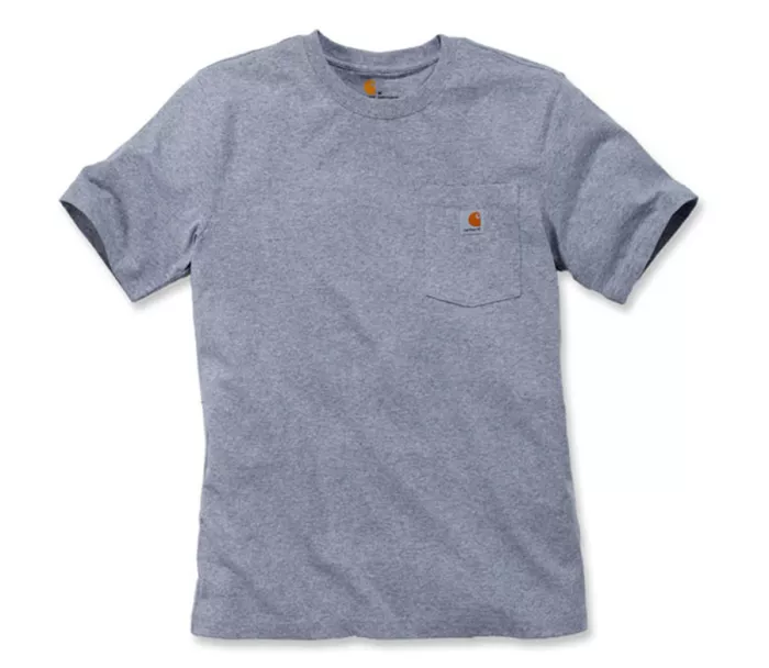 Tričko CARHARTT WORKWEAR POCKET S/S HEATHER GREY