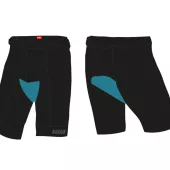 Cyklistické kraťasy Nabajk Krucajs gel pad