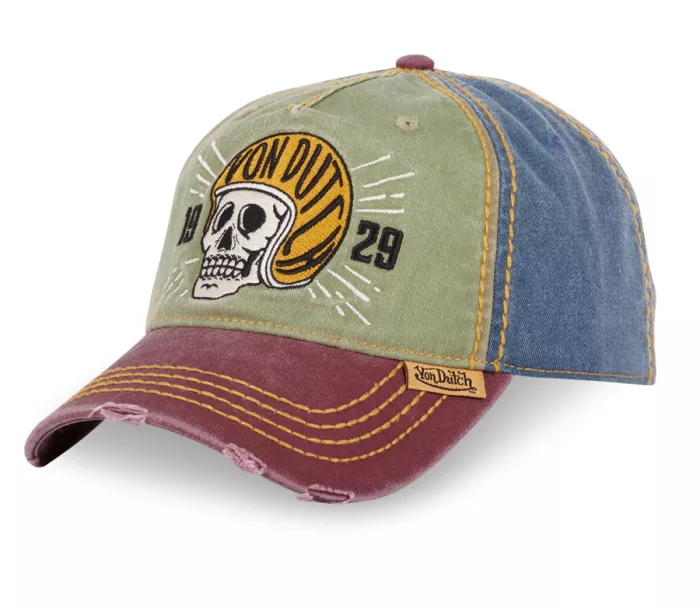 Kšiltovka Von Dutch Baseball Retro Skull