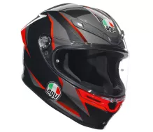 AGV K6S SLASHCUT BLACK/GREY/RED vel. L