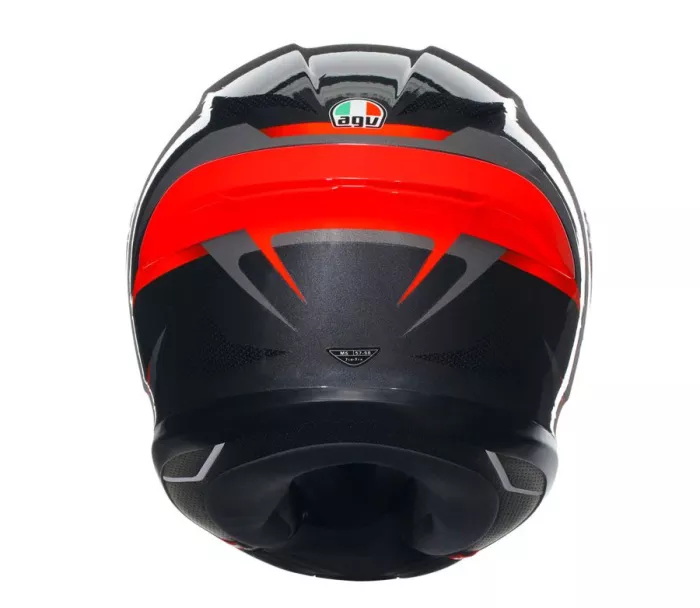 AGV K6S SLASHCUT BLACK/GREY/RED vel. L