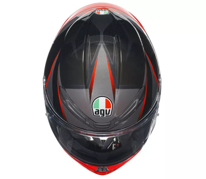 AGV K6S SLASHCUT BLACK/GREY/RED vel. L