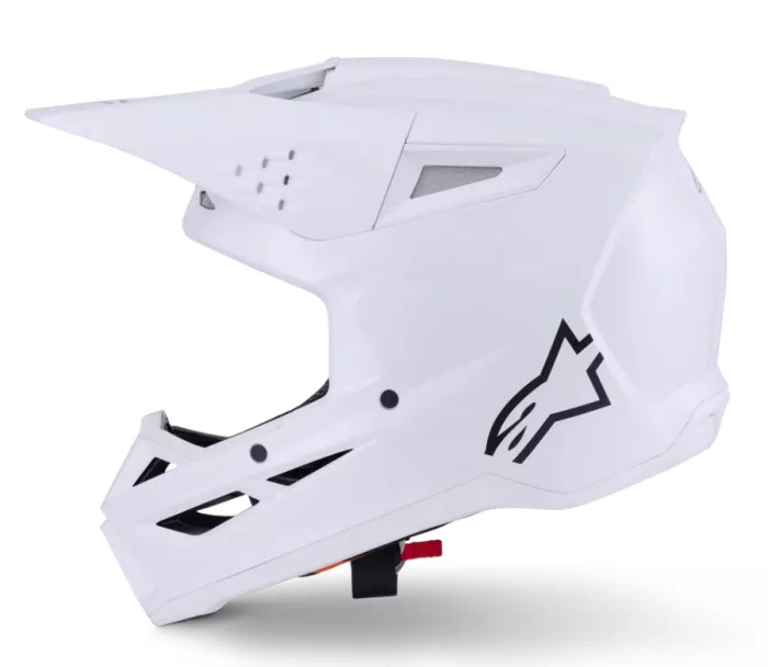 Helma na motokros Alpinestars SM3 Solid white glossy