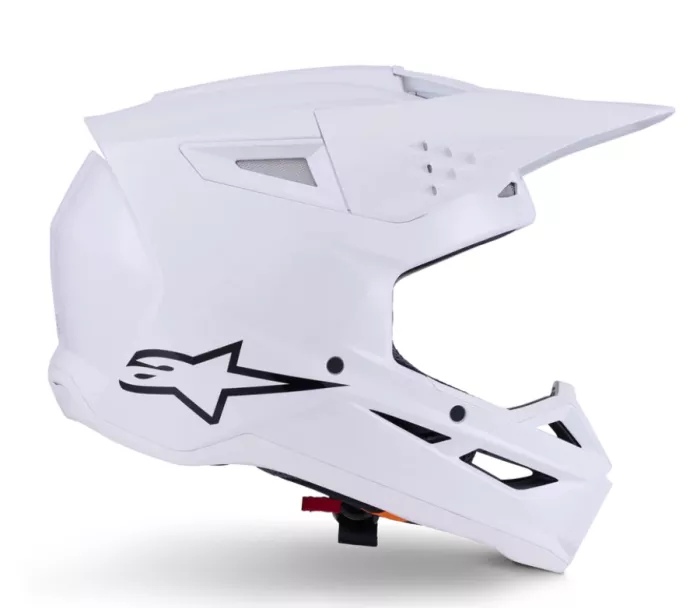 Helma na motokros Alpinestars SM3 Solid white glossy