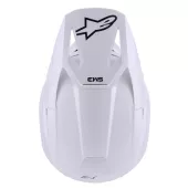 Helma na motokros Alpinestars SM3 Solid white glossy