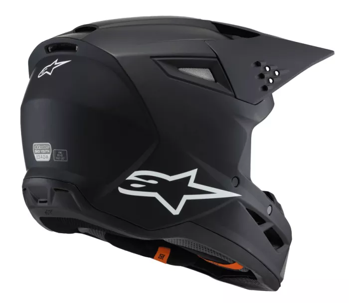 Dětská helma Alpinestars SM3 Solid black matt helmet