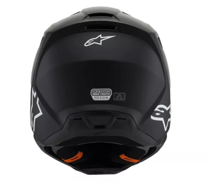 Dětská helma Alpinestars SM3 Solid black matt helmet