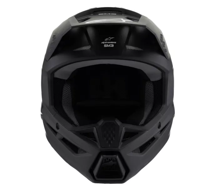 Dětská helma Alpinestars SM3 Solid black matt helmet