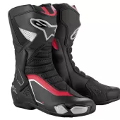 Boty na moto Alpinestars SMX-6 V3 black/silver/red