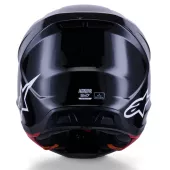 Alpinestars SM7 Solid black glossy helmet vel. XL