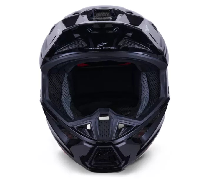 Alpinestars SM7 Solid black glossy helmet vel. XL