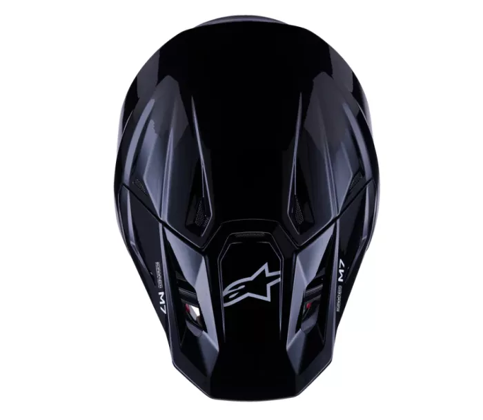 Alpinestars SM7 Solid black glossy helmet vel. XL