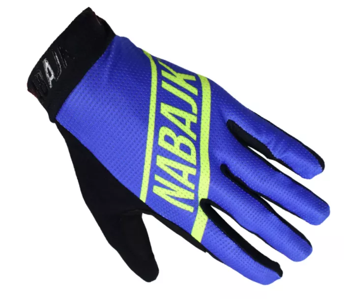 Nabajk Snezkaa men gloves blue/black vel. S