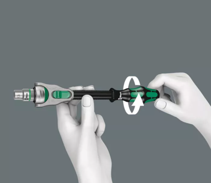 WERA Zyklop speed ratchet kit 26 pcs. 1/4" drive - Metric
