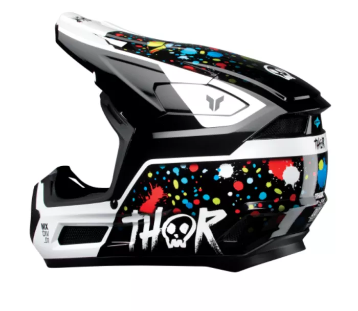 Thor 0111 - 1693 Youth Fleet Splat helma black vel.M