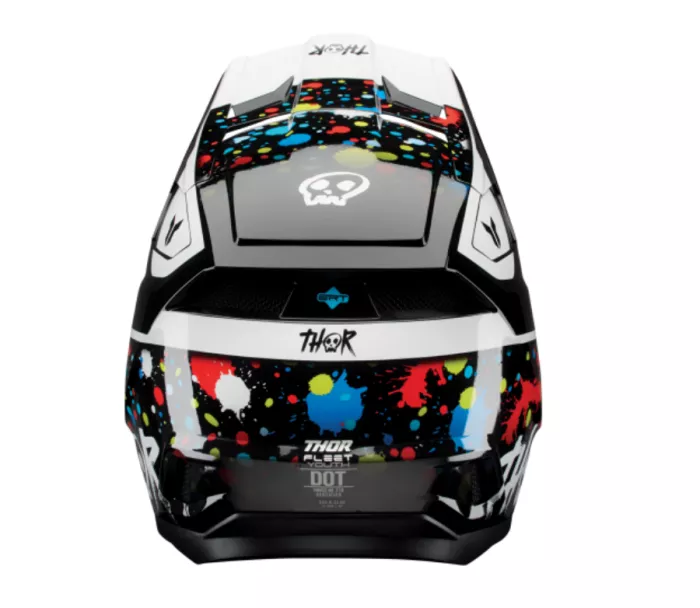 Thor 0111 - 1693 Youth Fleet Splat helma black vel.M