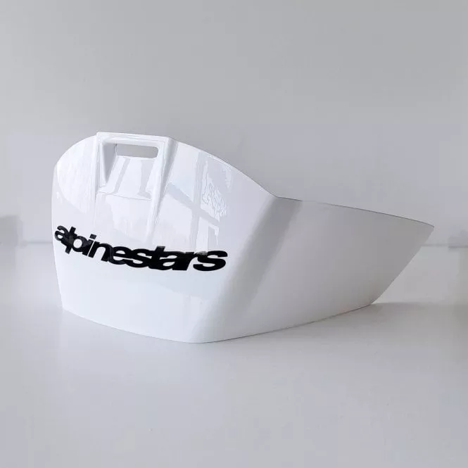 Alpinestars Supertech R10 Race solid white glossy spoiler