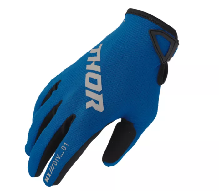 Motokrosové rukavice Thor Ridemode Static blue