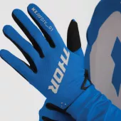 Motokrosové rukavice Thor Ridemode Static blue