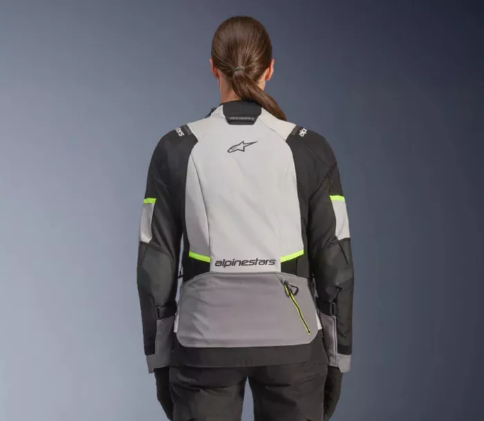 Dámská bunda 2026 Alpinestars Stella Andes V4 Drystar grey/black/yellow fluo