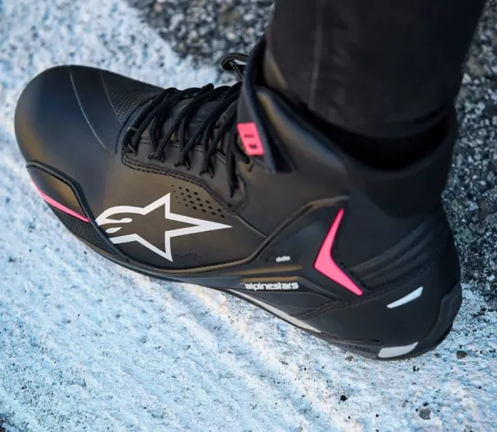 Dámské boty 2026 Alpinestars Stella Faster-4 Drystar black/grey/coral fluo