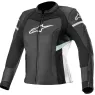 Dámská bunda na motocykl Alpinestars Stella Kira black/white/teal