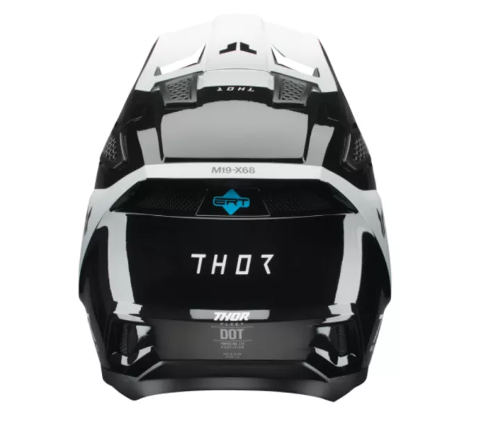 Thor 0111 - 1686 Youth Fleet Storm helma black/white vel.S