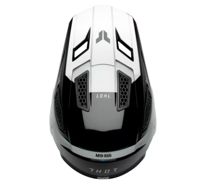 Thor 0111 - 1686 Youth Fleet Storm helma black/white vel.S