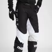 Kalhoty na motokros Thor Launchmode Storm black/white