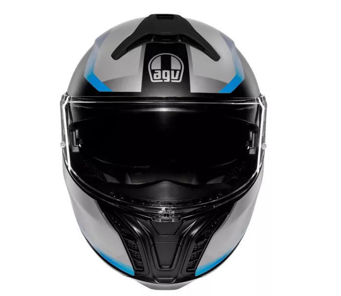 AGV TOURMODULAR E2206 MPLK STRAY BLACK/GREY/BLUE vel. S