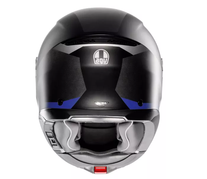 AGV TOURMODULAR E2206 MPLK STRAY BLACK/GREY/BLUE vel. S