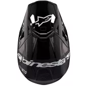 Motokrosová helma Alpinestars Supertech M10 Flood black/dark grey