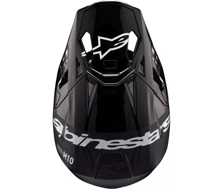 Motokrosová helma Alpinestars Supertech M10 Flood black/dark grey