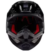 Motokrosová helma Alpinestars Supertech M10 Flood black/dark grey