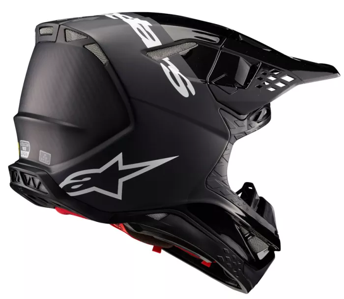 Motokrosová helma Alpinestars Supertech M10 Flood black/dark grey