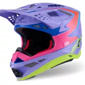 Alpinestars Superetch M10 Jett Lawrence R01 purple/pink/yellow glossy helmet vel. L