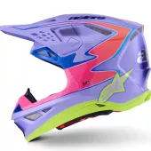 Alpinestars Superetch M10 Jett Lawrence R01 purple/pink/yellow glossy helmet vel. L