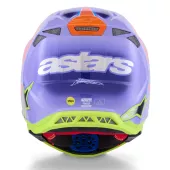 Alpinestars Superetch M10 Jett Lawrence R01 purple/pink/yellow glossy helmet vel. L