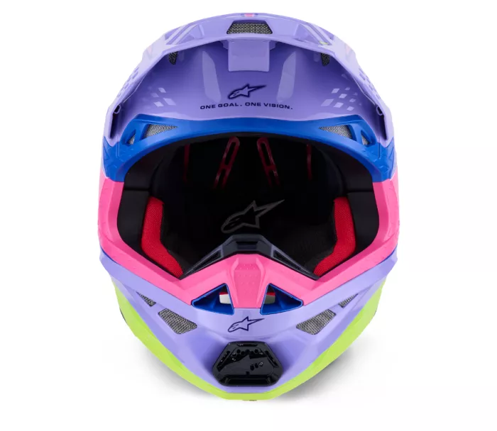 Alpinestars Superetch M10 Jett Lawrence R01 purple/pink/yellow glossy helmet vel. L