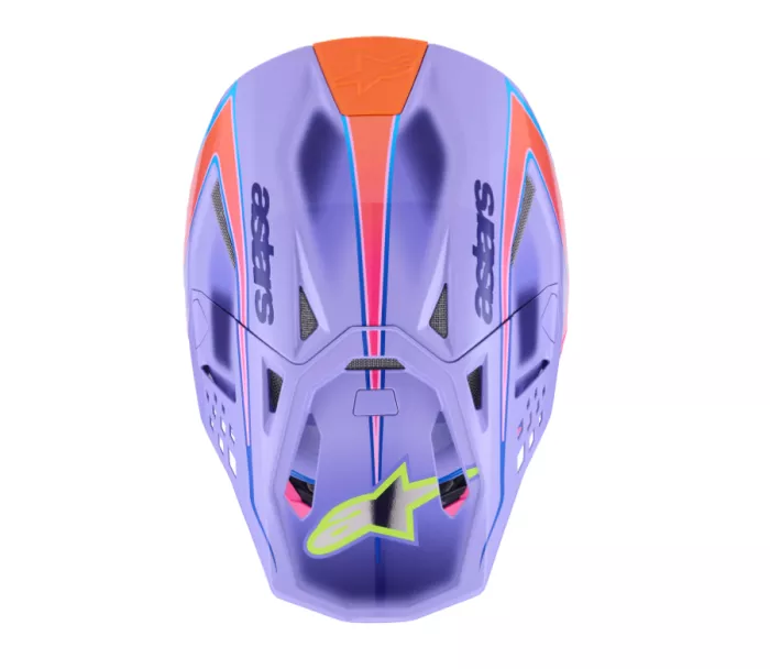 Alpinestars Superetch M10 Jett Lawrence R01 purple/pink/yellow glossy helmet vel. L
