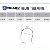 Shark RS JET CARBON DARK SHADOW Mat vel. M