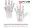 Motokrosové rukavice Five MXF4 Evo Mono white