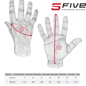 Rukavice na motorku Five Tricks black/red